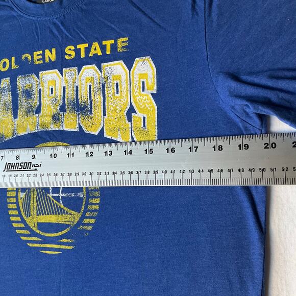 NBA Women’s Short Sleeve Screw Neck T-shirt Size L, Blue, Golden State Warriors - Picture 4 of 8